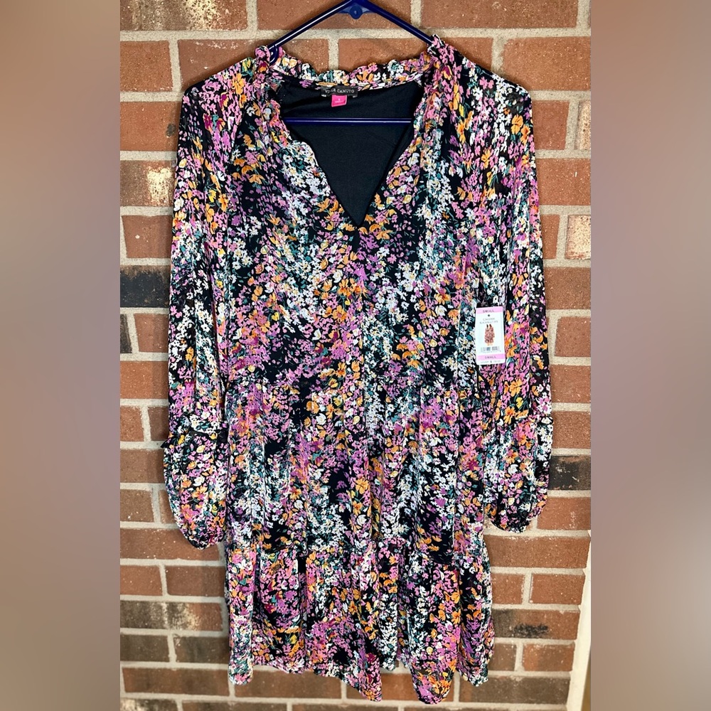 Vince Camato floral dress NWT